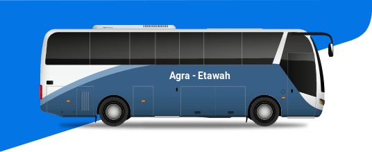 Agra to Etawah Up bus