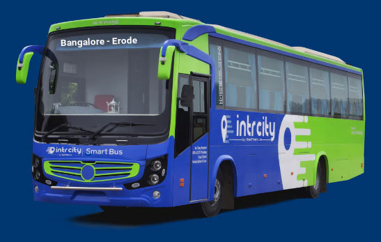 Bangalore To Erode Distance By Road Bangalore To Erode Bus Ticket Booking Online @ Upto 300 Rs Off - Intrcity  Smartbus