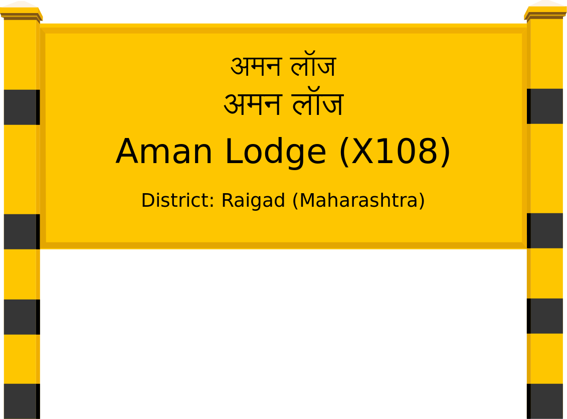 Aman Lodge (X108) Railway Station