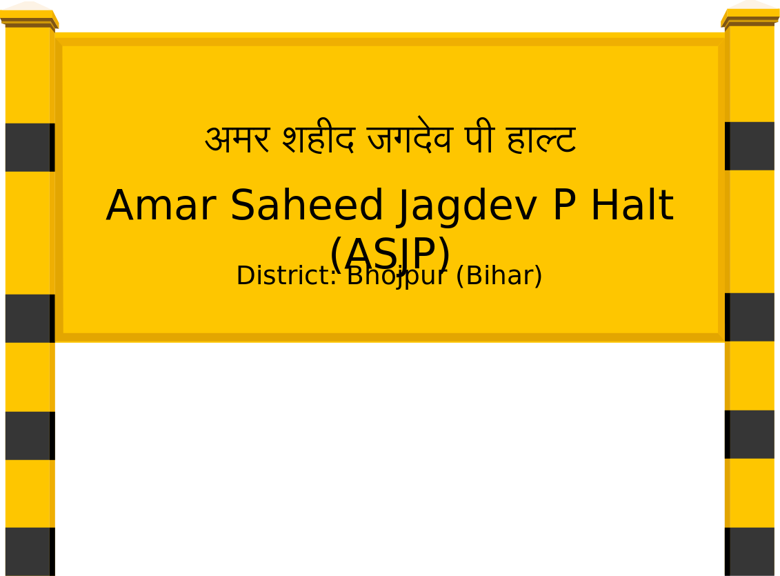 Amar Saheed Jagdev P Halt (ASJP) Railway Station