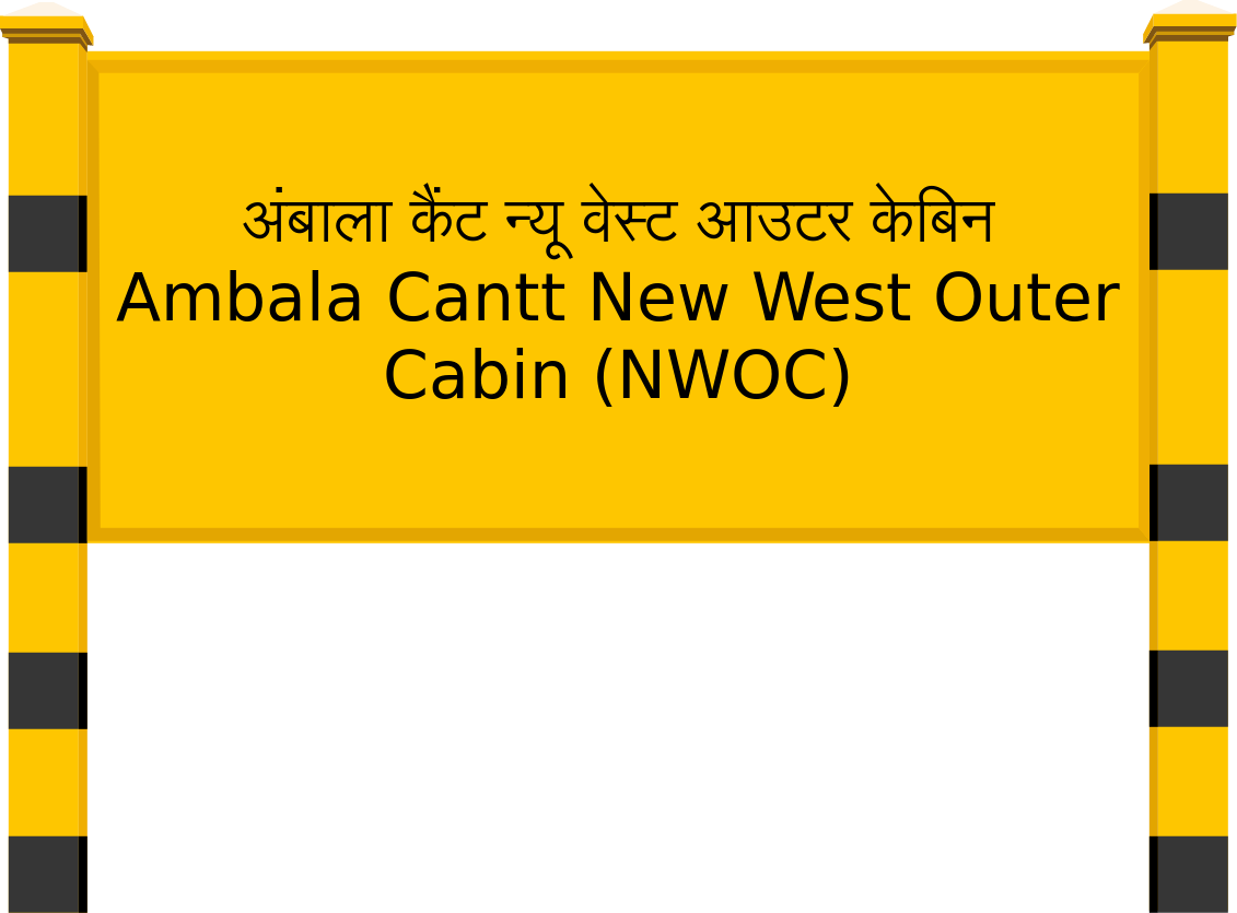 Ambala Cantt New West Outer Cabin (NWOC) Railway Station