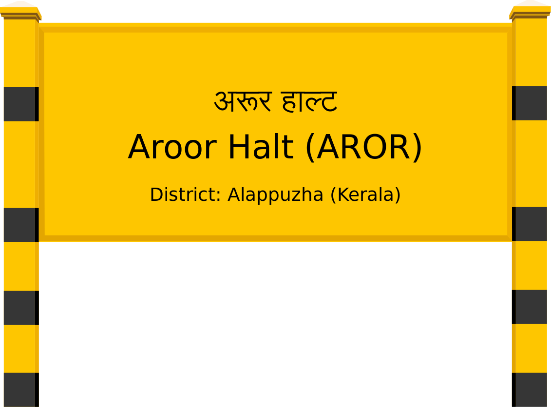 Aroor Halt (AROR) Railway Station