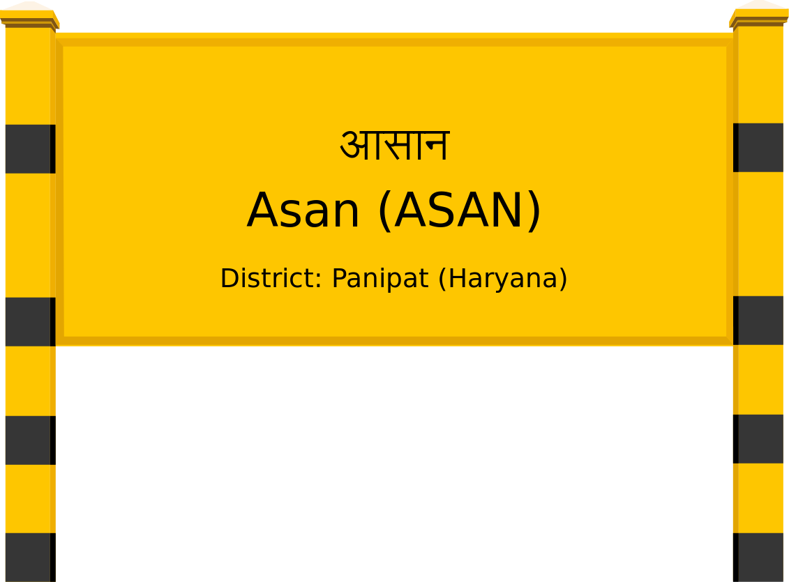 Asan (ASAN) Railway Station