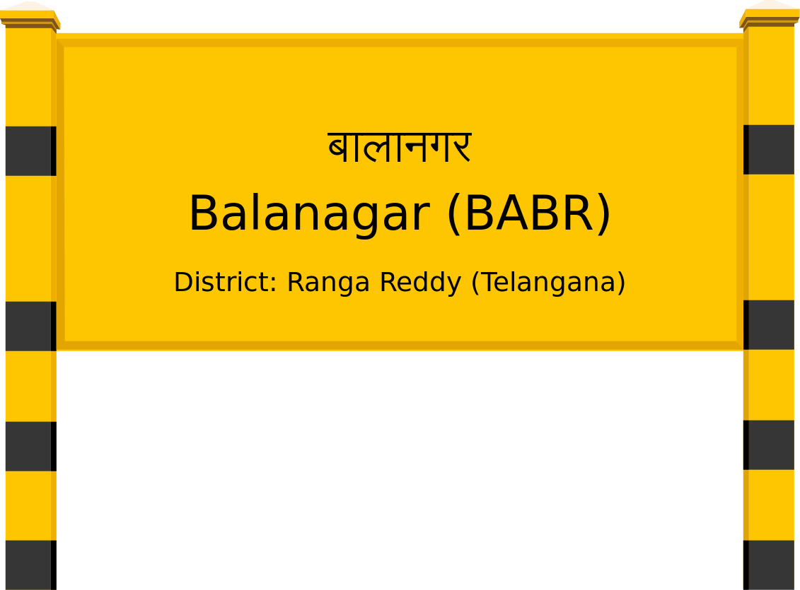 Balanagar (BABR) Railway Station