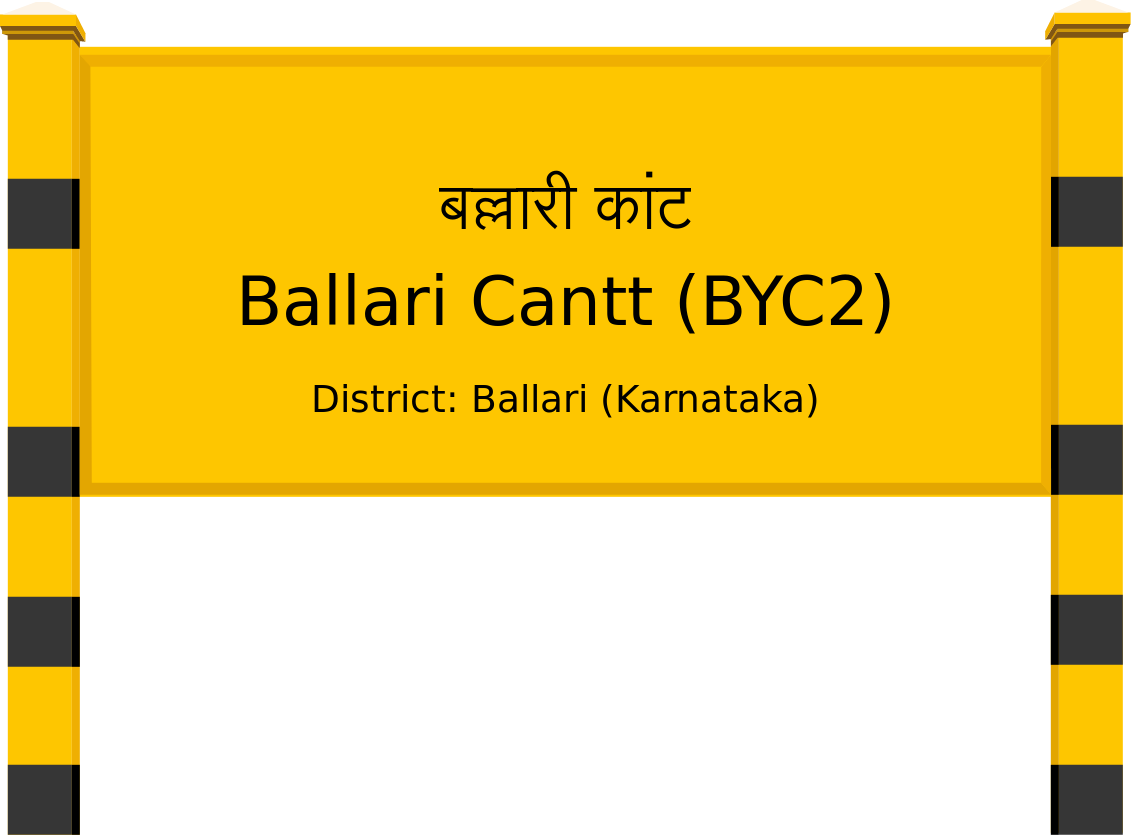 Ballari Cantt (BYC2) Railway Station