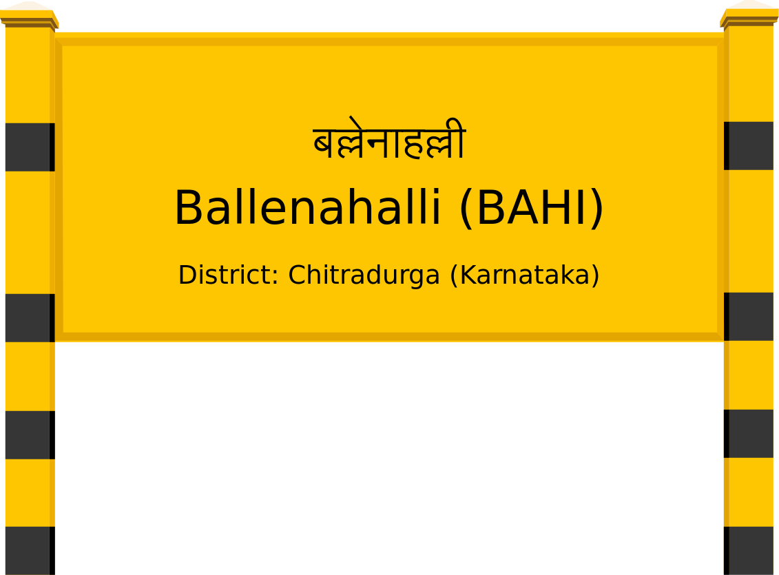 Ballenahalli (BAHI) Railway Station