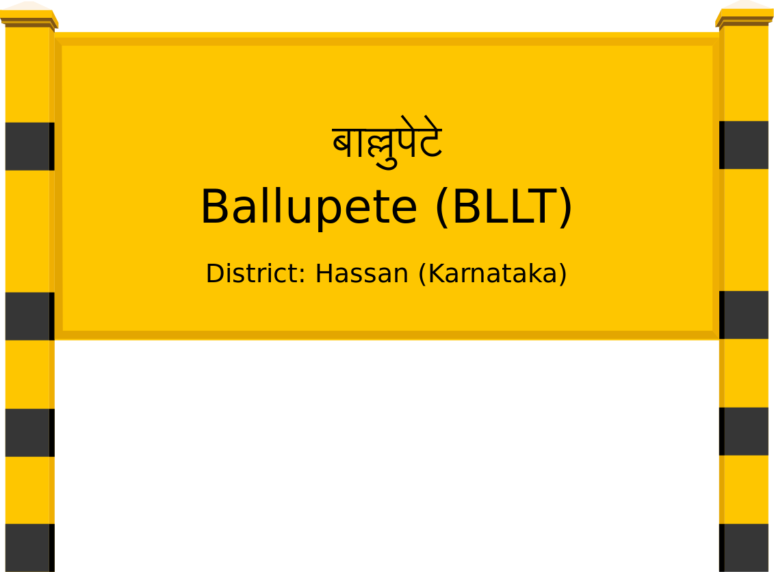 Ballupete (BLLT) Railway Station