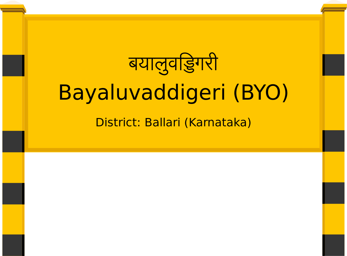 Bayaluvaddigeri (BYO) Railway Station