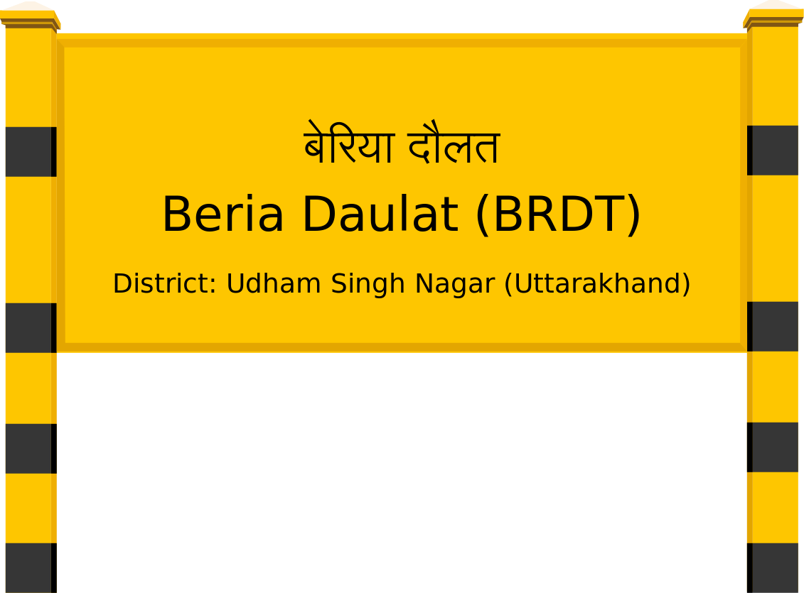 Beria Daulat (BRDT) Railway Station