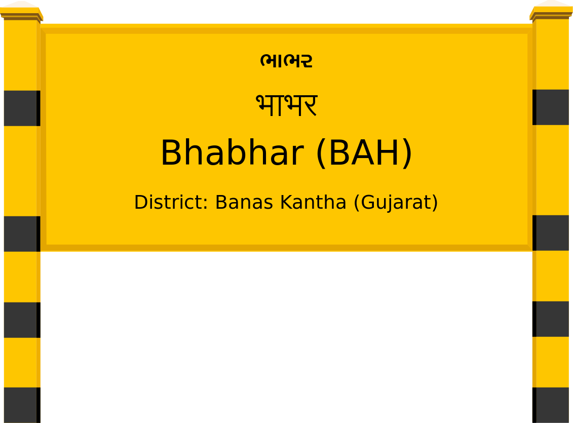 Bhabhar (BAH) Railway Station