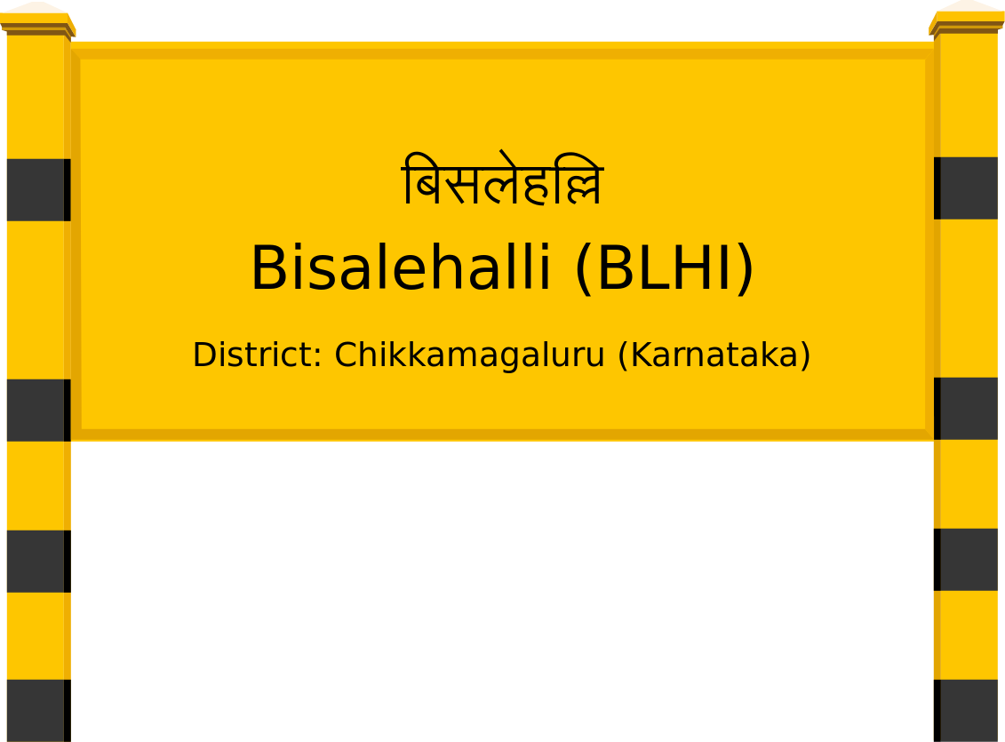 Bisalehalli (BLHI) Railway Station