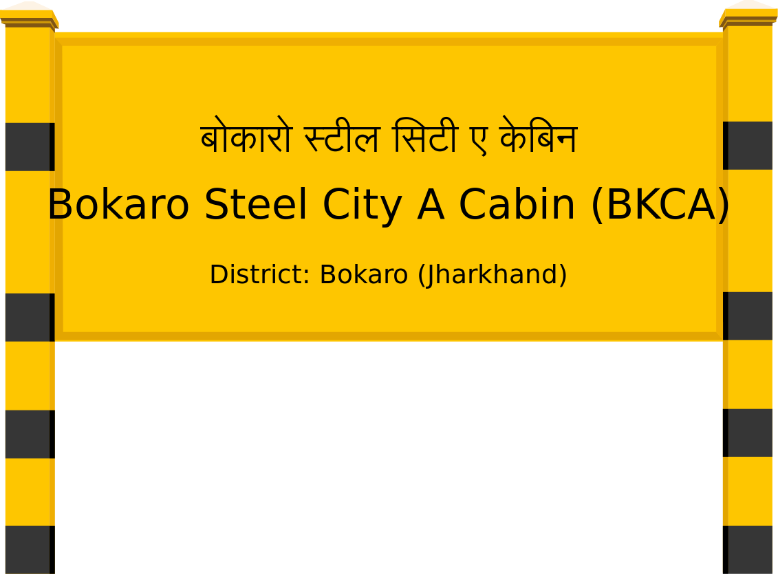 Bokaro Steel City A Cabin (BKCA) Railway Station