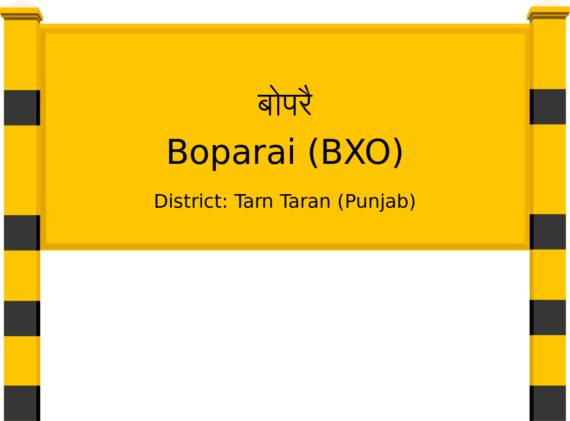 Boparai (BXO) Railway Station