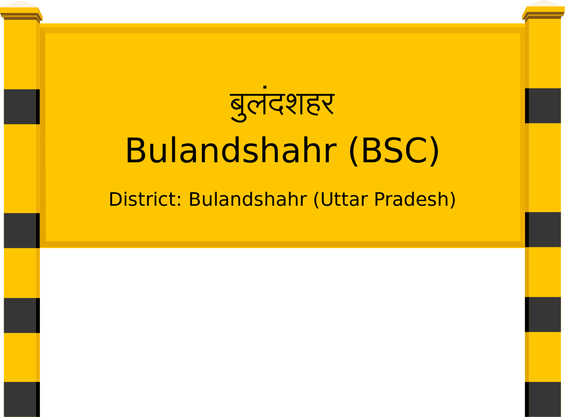 Bulandshahr (BSC) Railway Station
