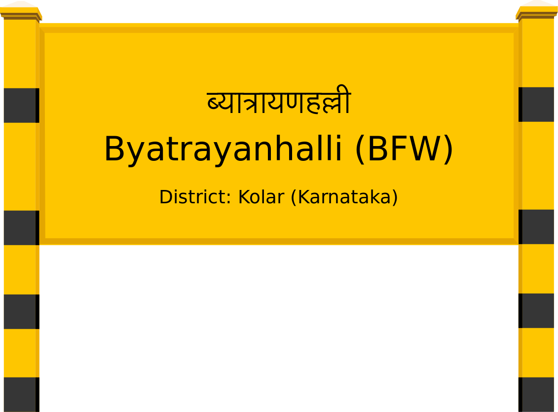 Byatrayanhalli (BFW) Railway Station