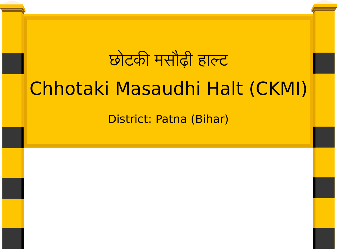 Chhotaki Masaudhi Halt (CKMI) Railway Station