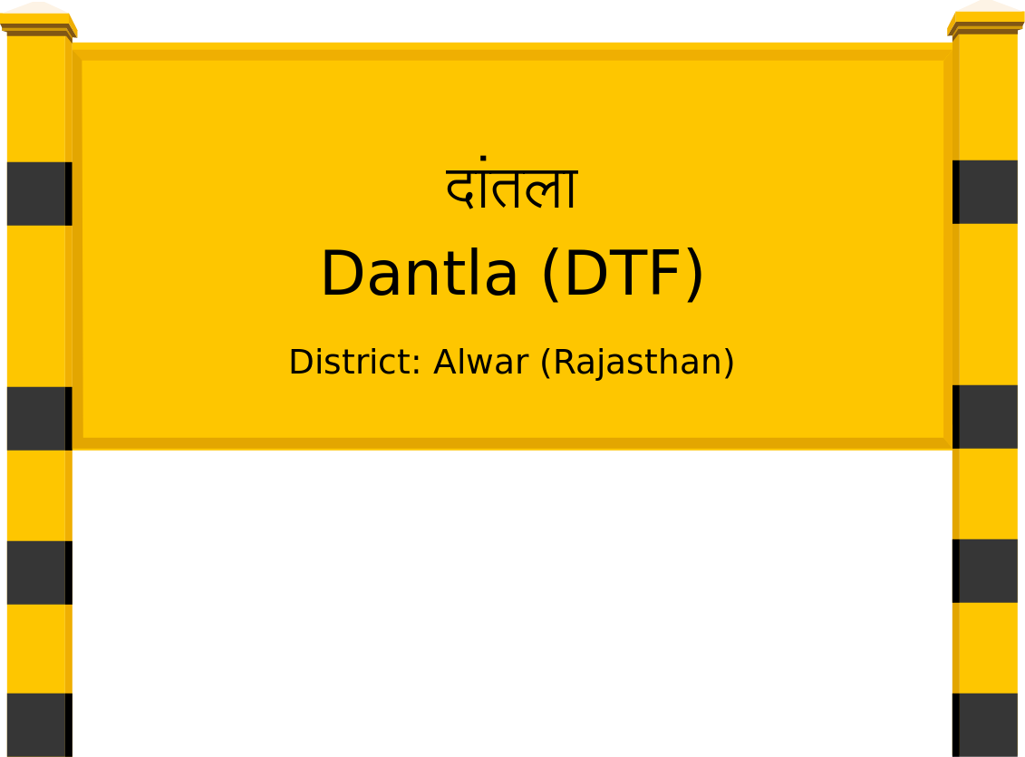 Dantla (DTF) Railway Station