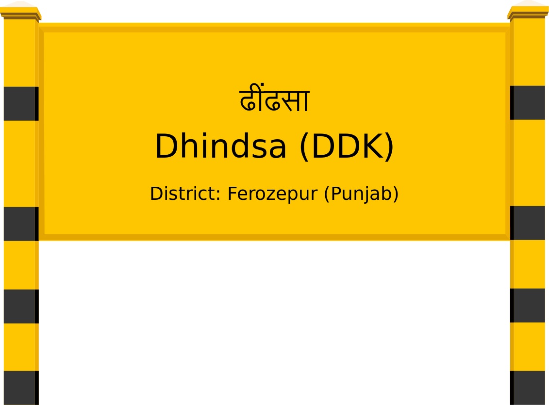 Dhindsa (DDK) Railway Station