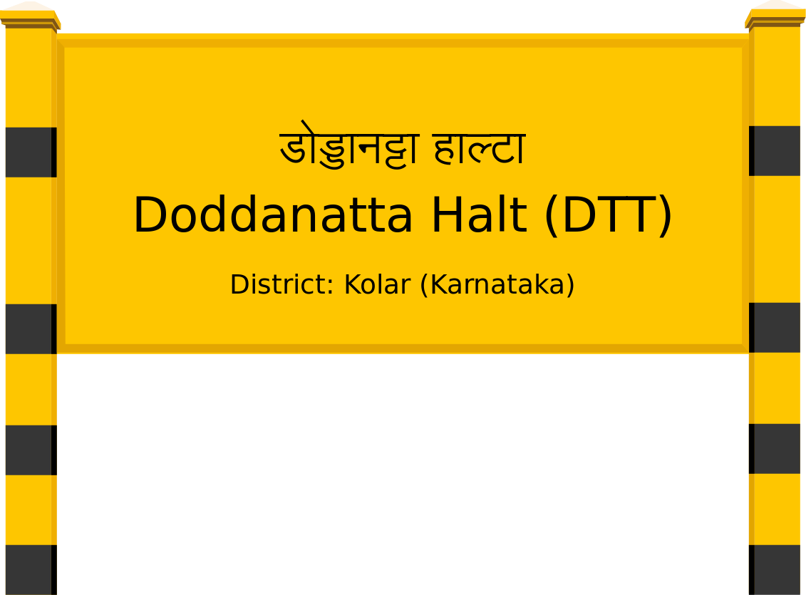 Doddanatta Halt (DTT) Railway Station