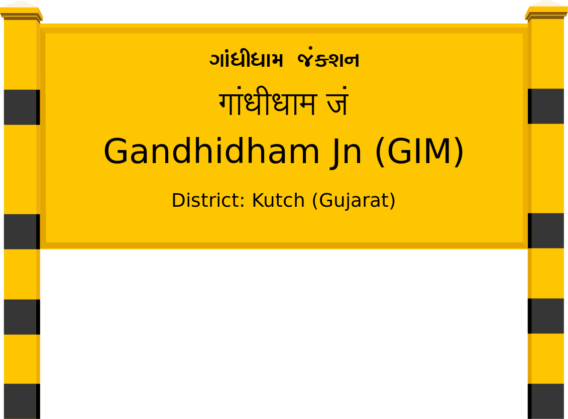 Gandhidham Jn (GIM) Railway Station