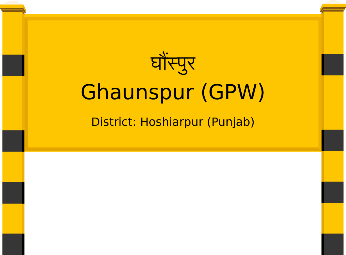 Ghaunspur (GPW) Railway Station