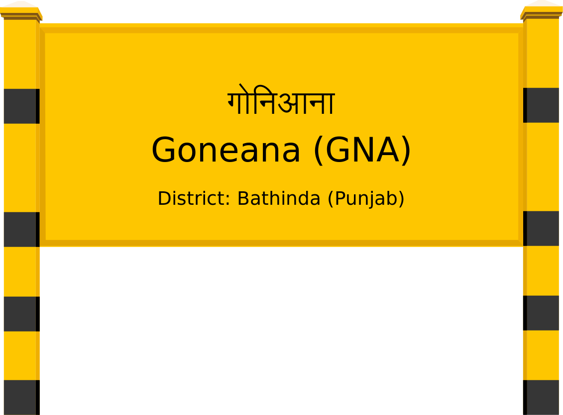 Goneana (GNA) Railway Station