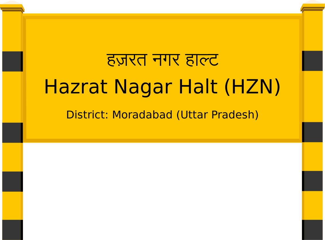 Hazrat Nagar Halt (HZN) Railway Station