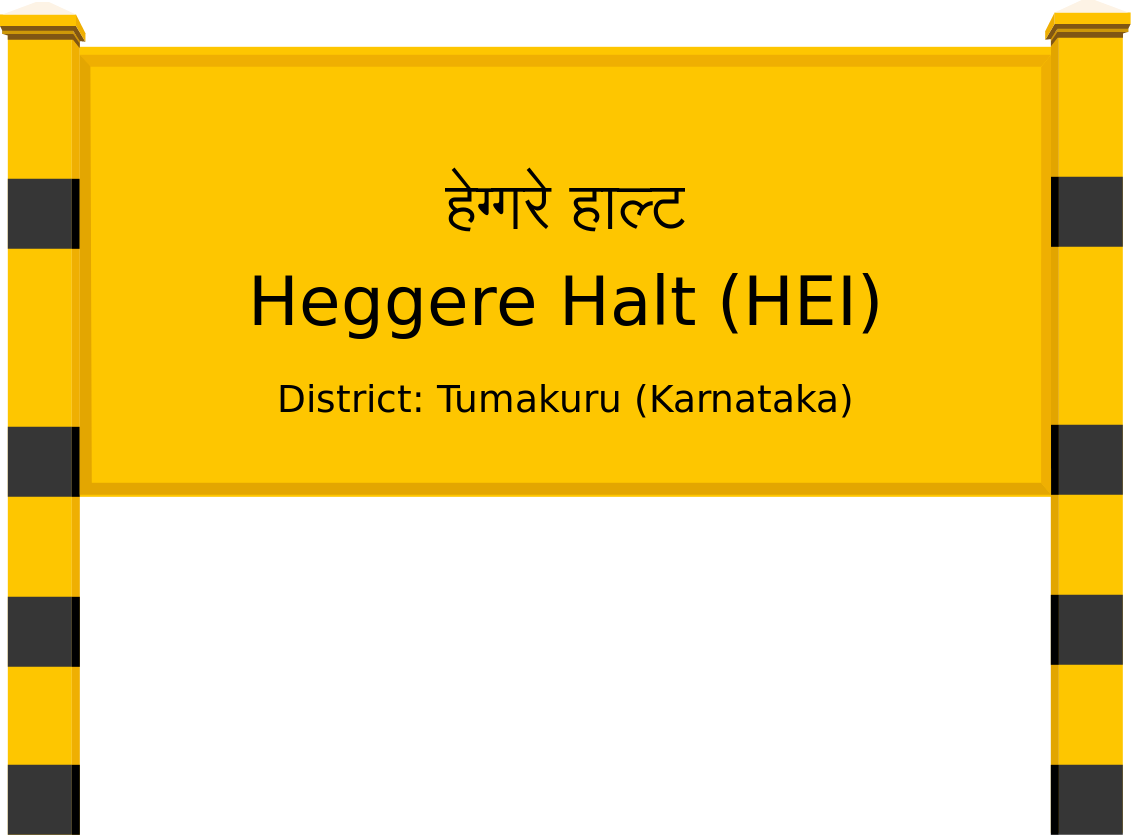 Heggere Halt (HEI) Railway Station