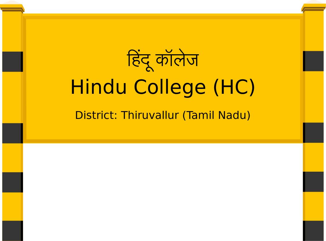 Hindu College (HC) Railway Station