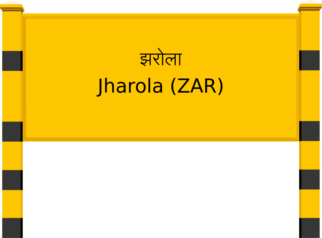 Jharola (ZAR) Railway Station