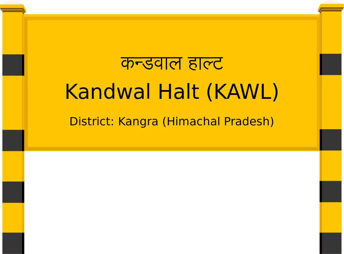 Kandwal Halt (KAWL) Railway Station