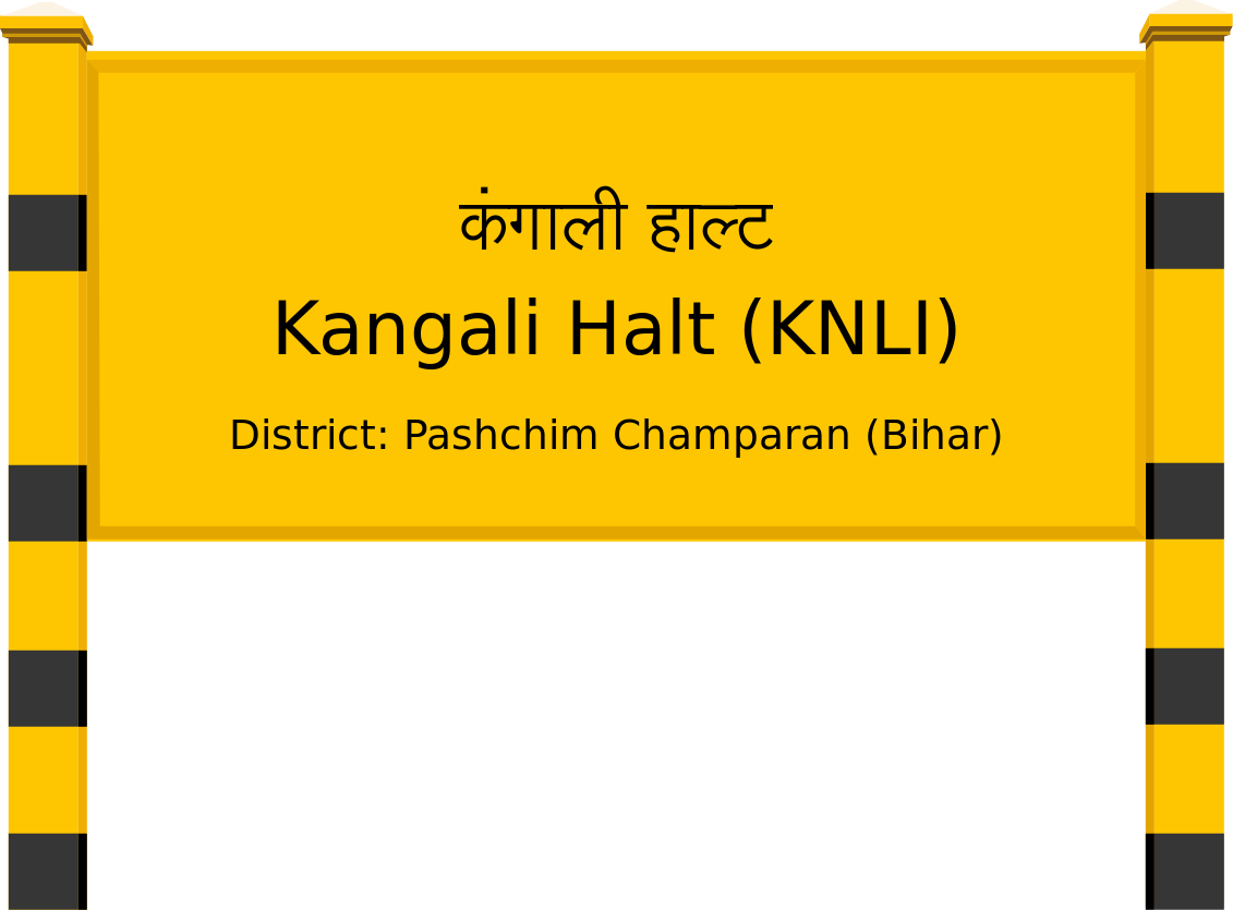 Kangali Halt (KNLI) Railway Station