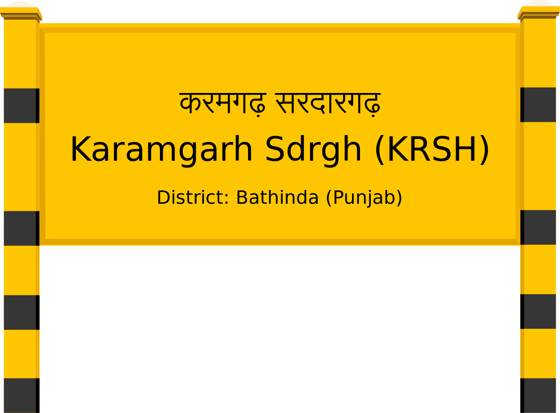 Karamgarh Sdrgh (KRSH) Railway Station