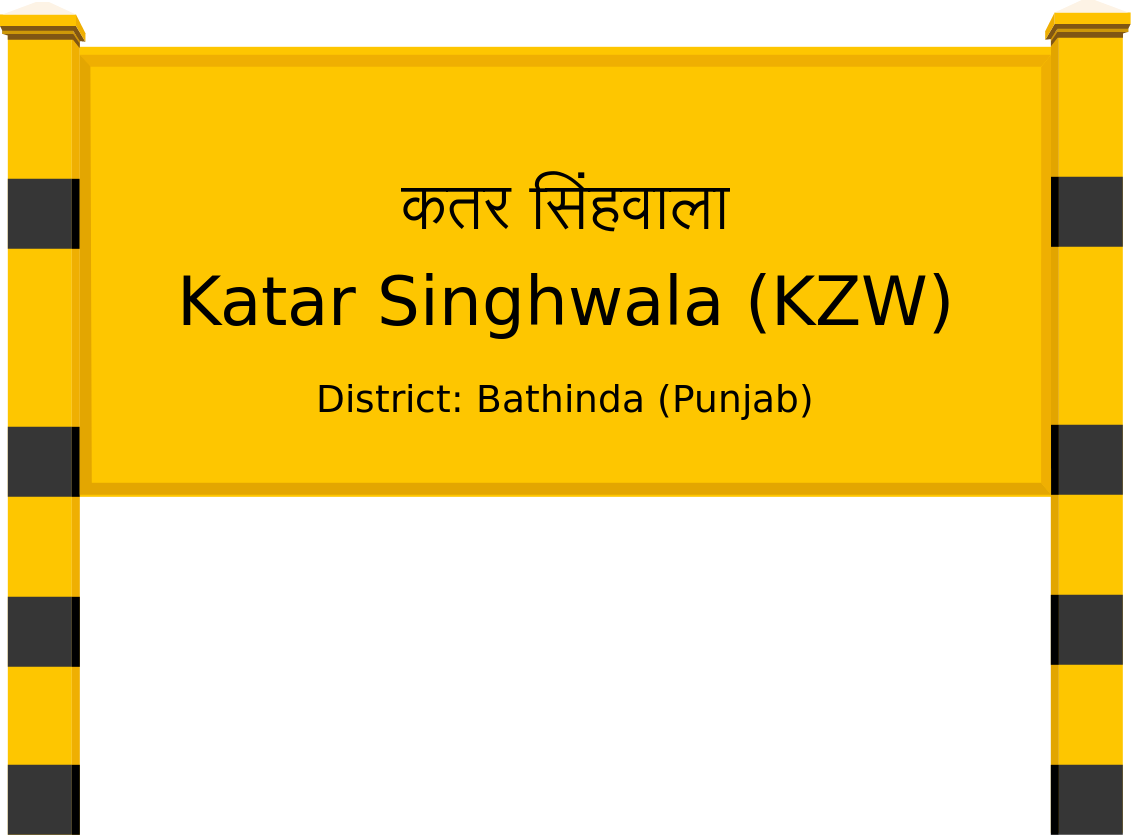 Katar Singhwala (KZW) Railway Station