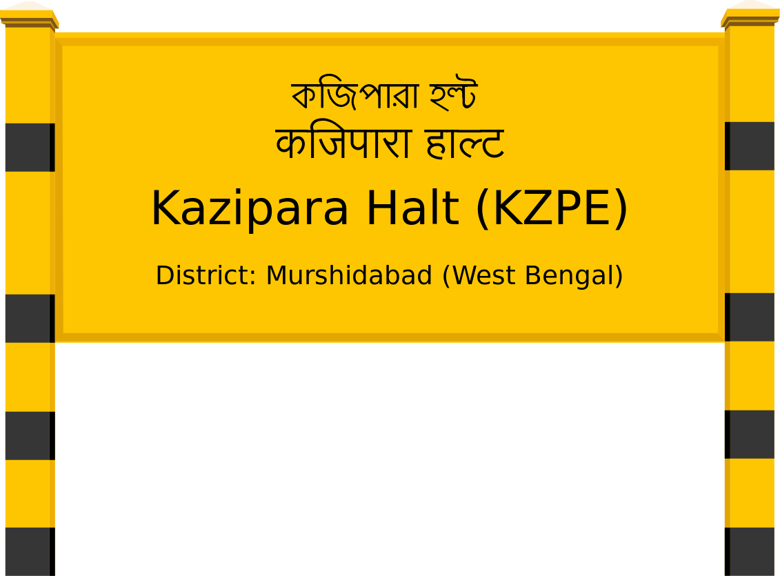 Kazipara Halt (KZPE) Railway Station