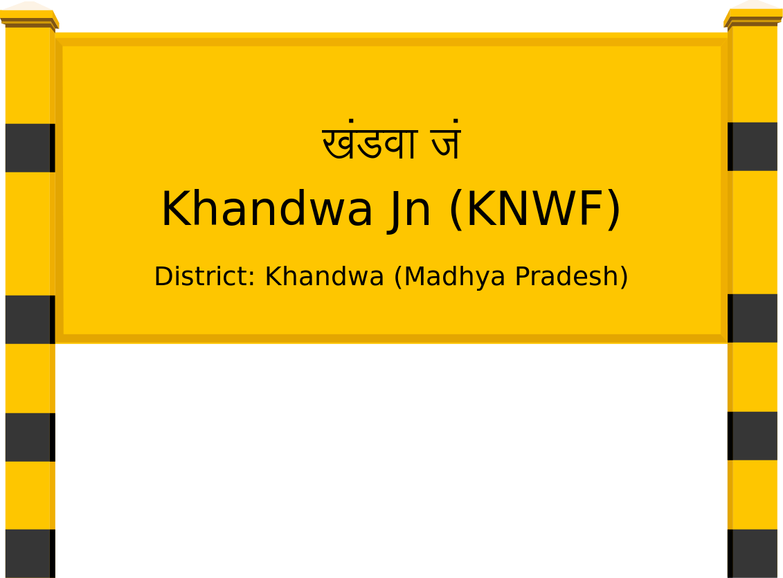 Khandwa Jn (KNWF) Railway Station