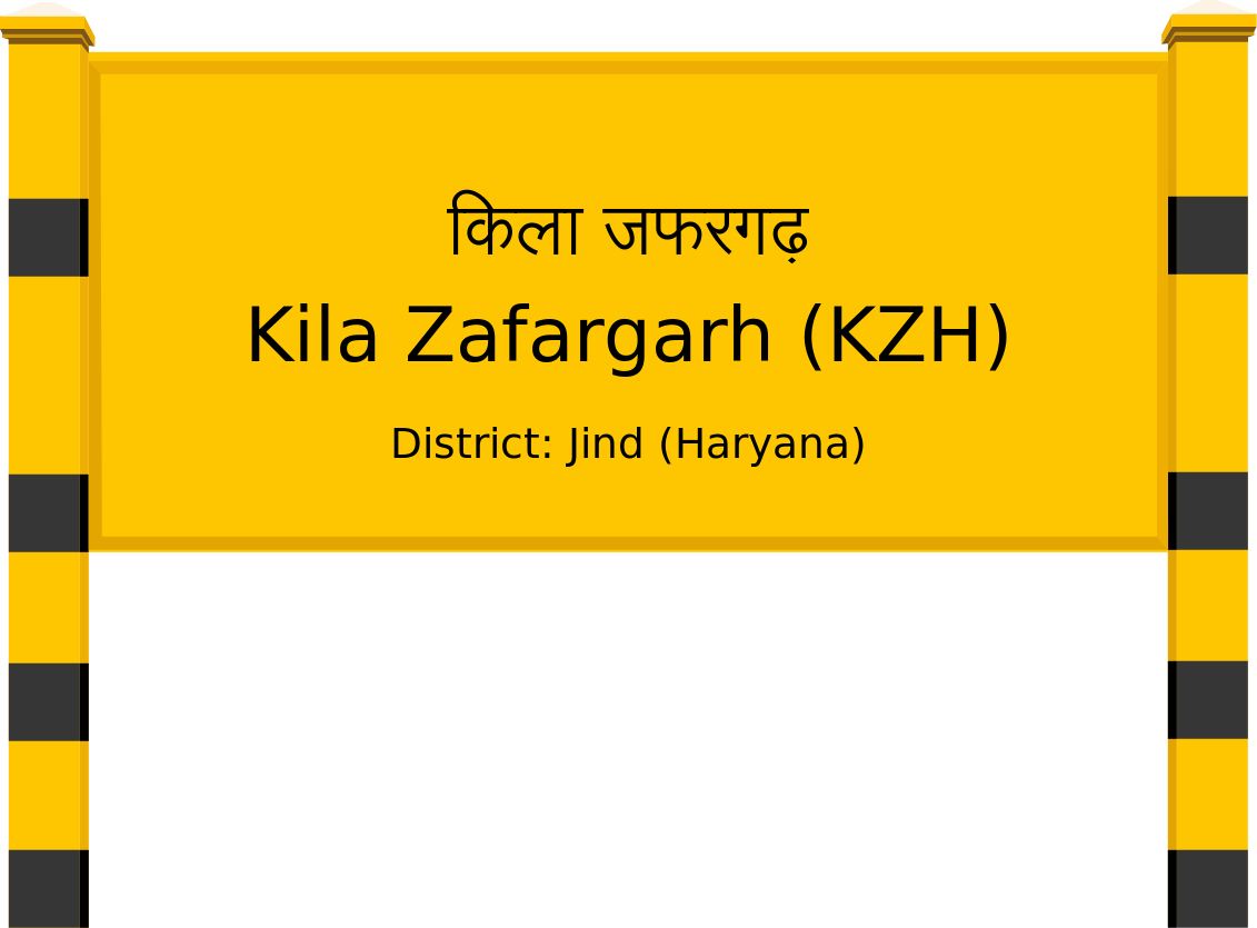Kila Zafargarh (KZH) Railway Station