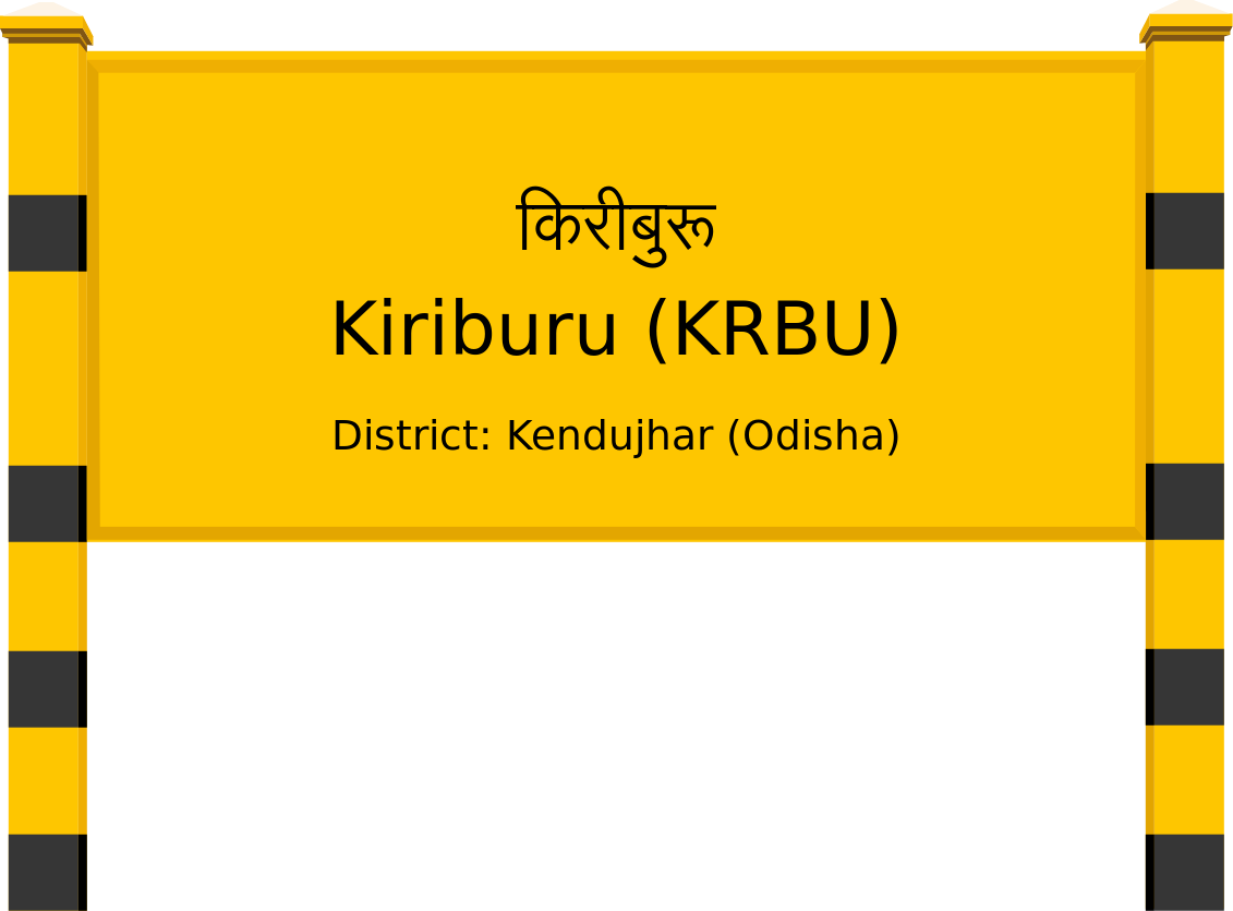 Kiriburu (KRBU) Railway Station