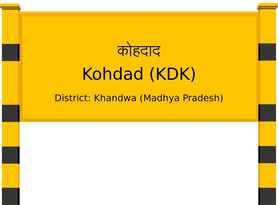 Kohdad (KDK) Railway Station