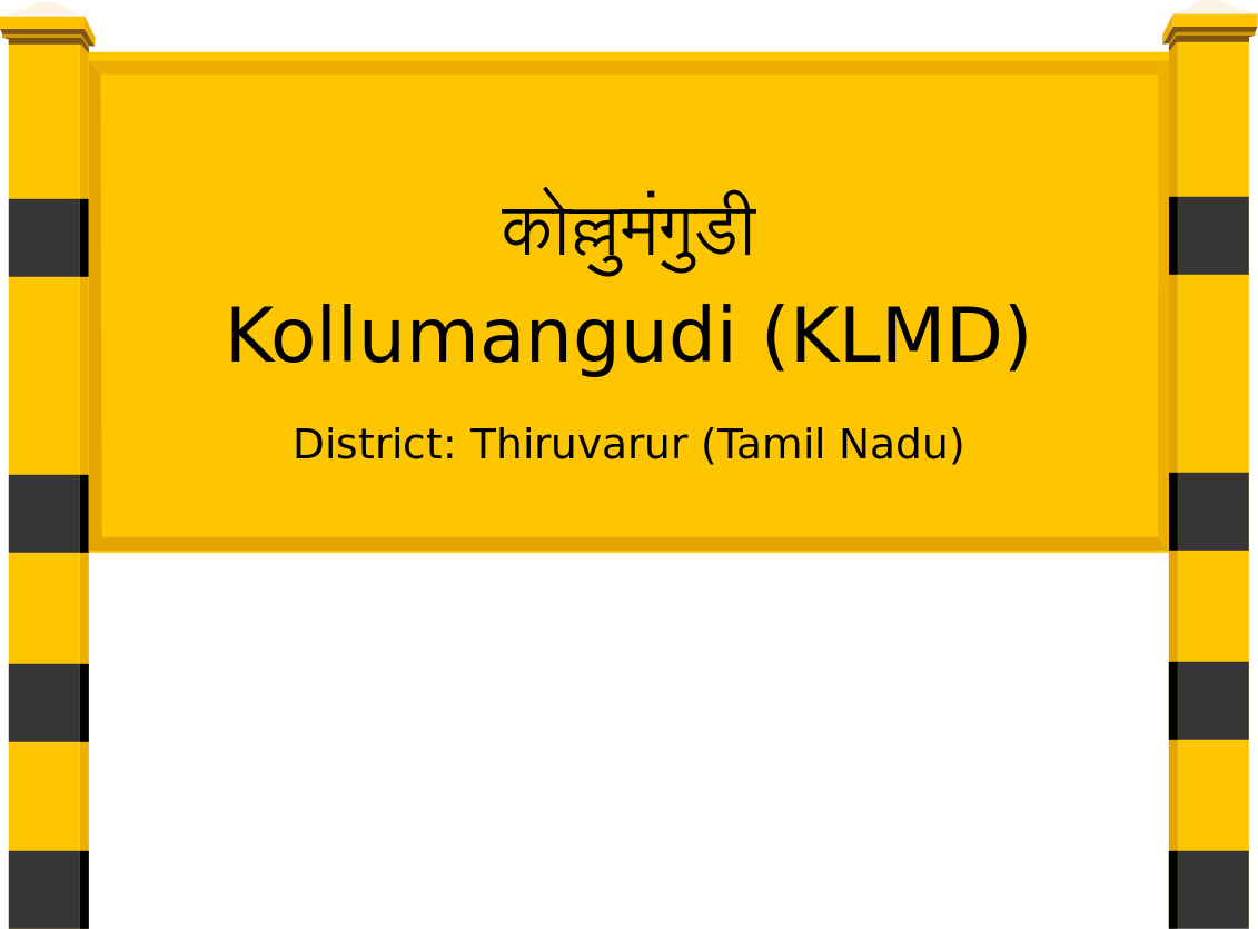 Kollumangudi (KLMD) Railway Station