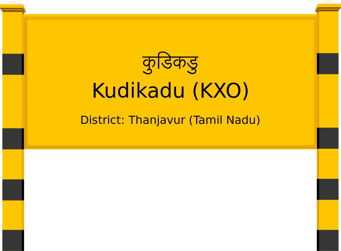 Kudikadu (KXO) Railway Station