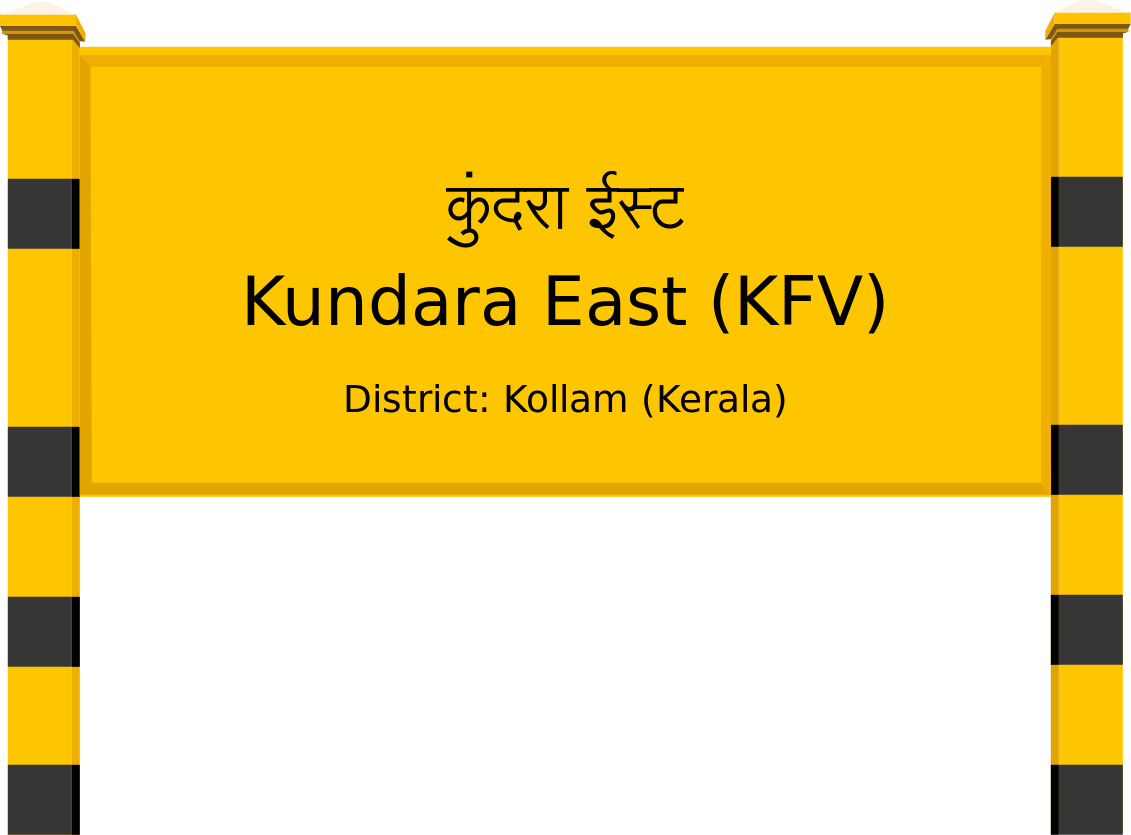 Kundara East (KFV) Railway Station