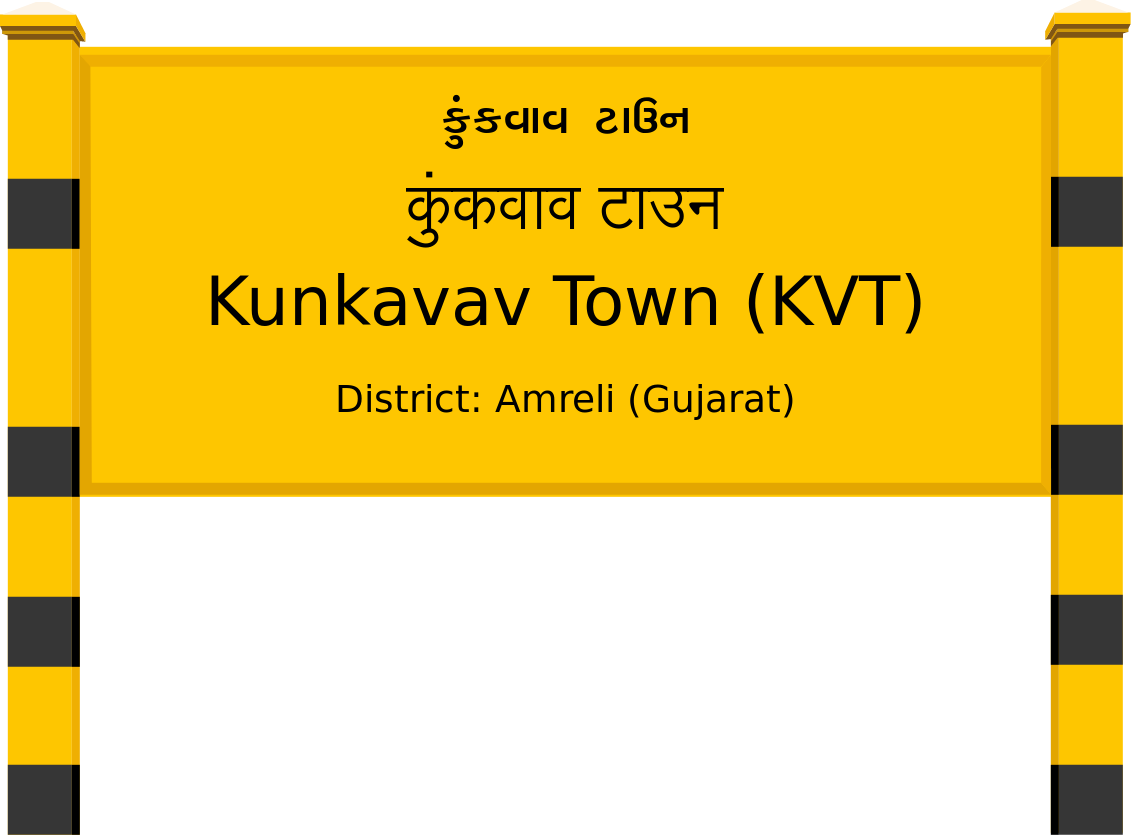 Kunkavav Town (KVT) Railway Station