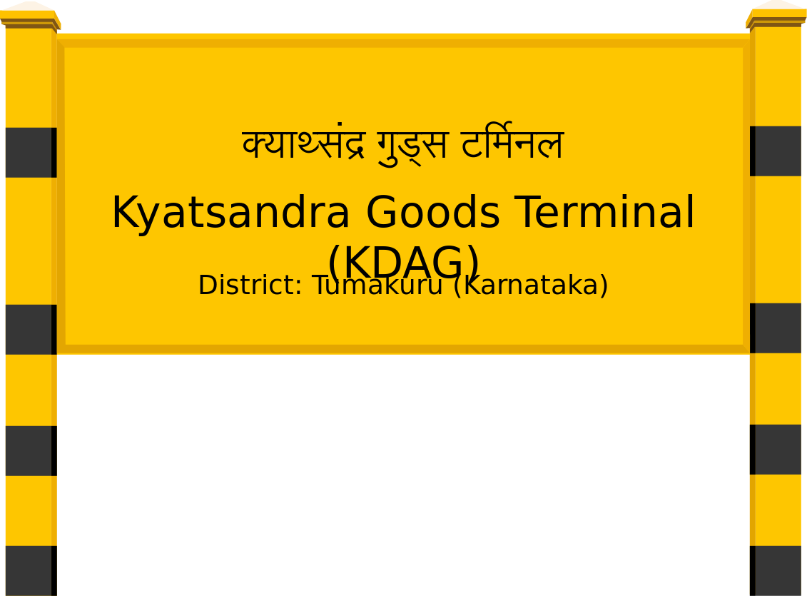 Kyatsandra Goods Terminal (KDAG) Railway Station