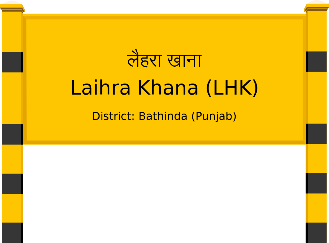 Laihra Khana (LHK) Railway Station