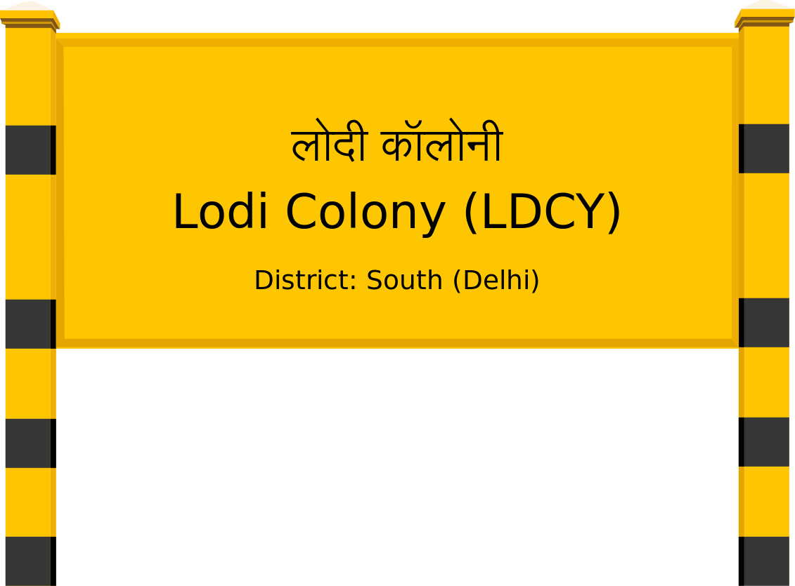 Lodi Colony (LDCY) Railway Station