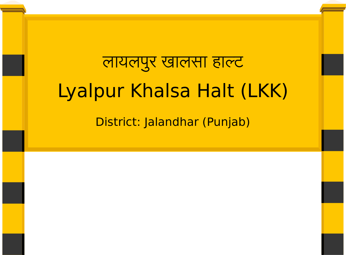 Lyalpur Khalsa Halt (LKK) Railway Station