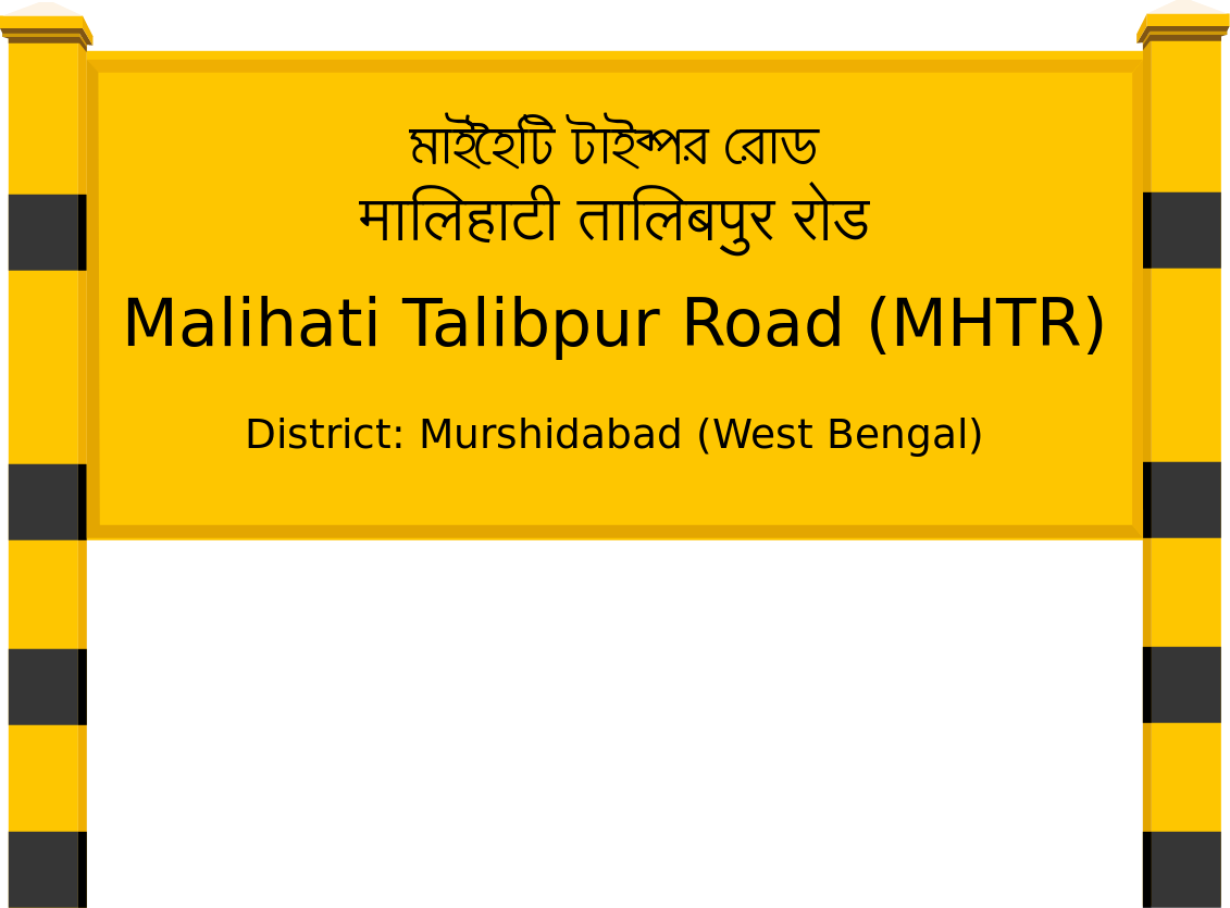 Malihati Talibpur Road (MHTR) Railway Station