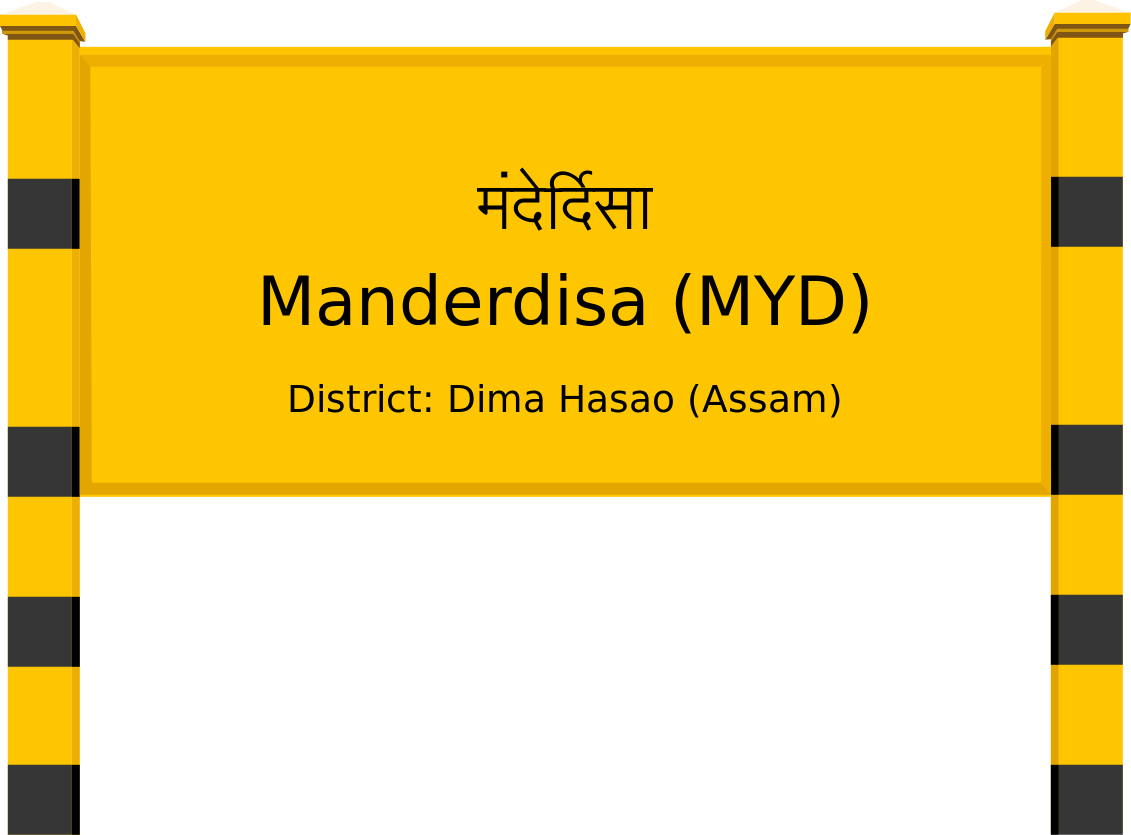 Manderdisa (MYD) Railway Station