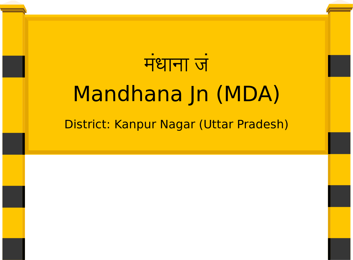 Mandhana Jn (MDA) Railway Station